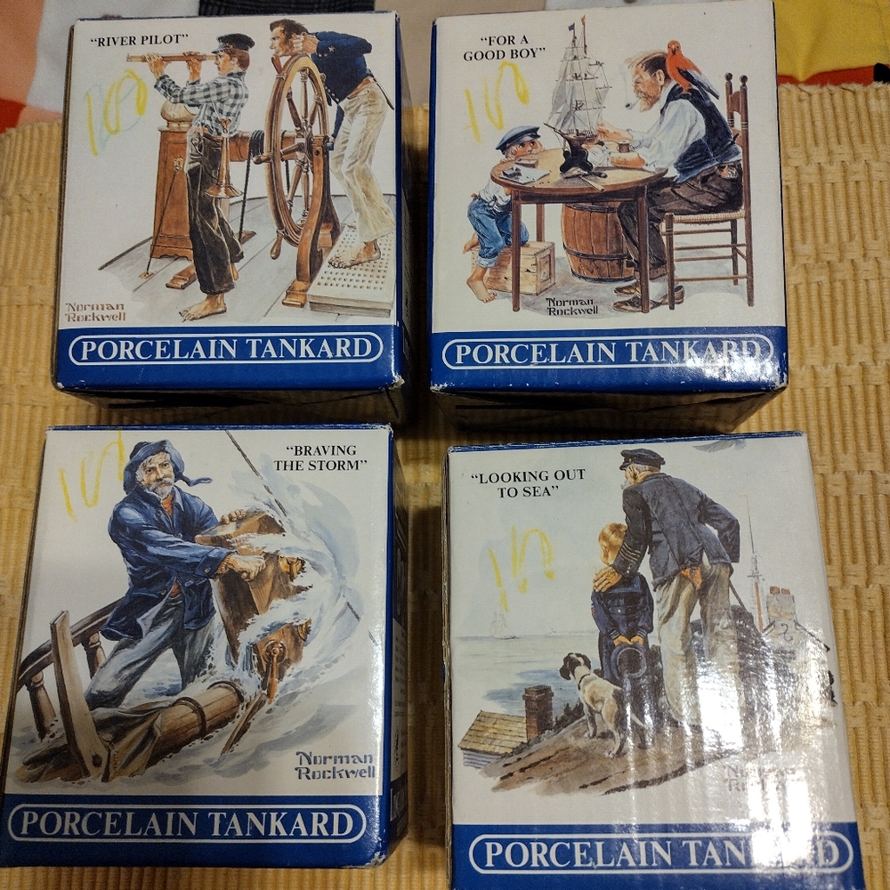 4/$20 Norman Rockwell cup's